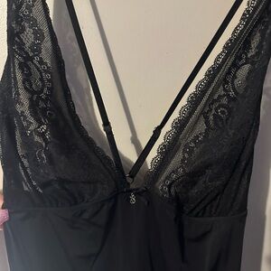 Victoria’s Secret black nighty slip